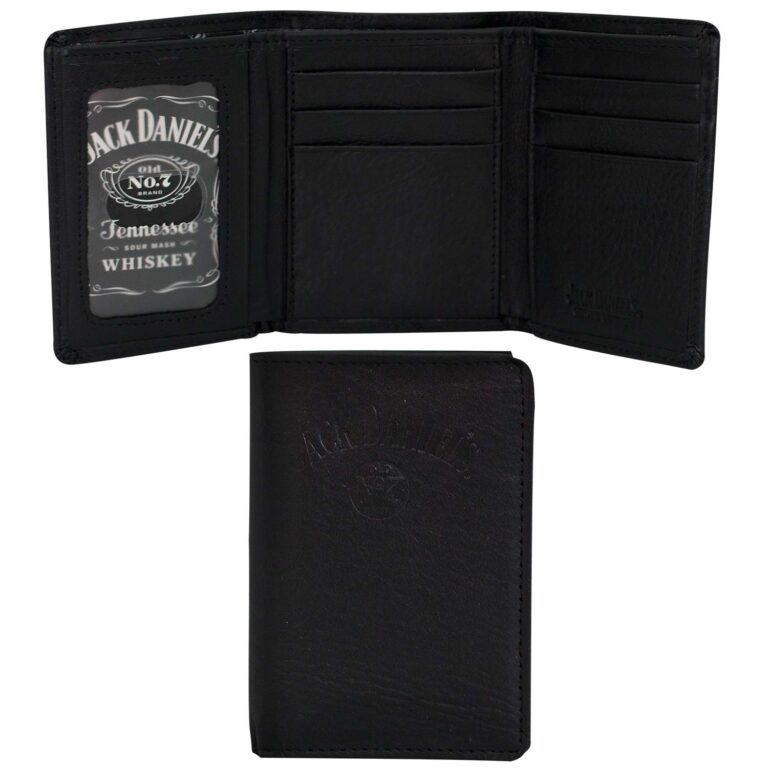 Jack Daniels Trifold Black Old No 7 Wallet
