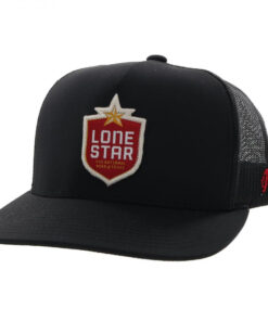 Lone Star Beer Hooey Black Colorway Snapback Trucker Hat