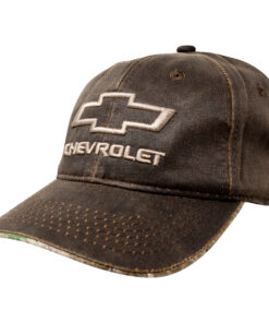 Chevrolet Logo Oil Washed Snapback Hat
