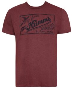 Hamm's Men's Crimson Red Retro T-Shirt