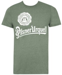 Pilsner Urquell Men's Green Logo T-Shirt