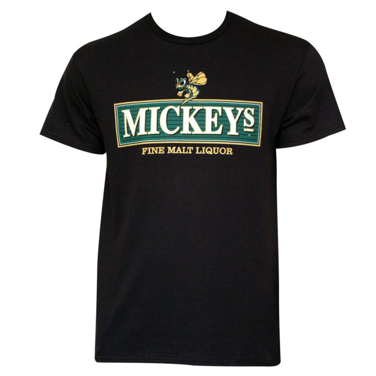 Mickey’s Men’s Black Fine Malt Liquor T-Shirt