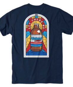 Natural Natty Light Stained Glass Rowdy Gentleman Men's Blue T-Shirt