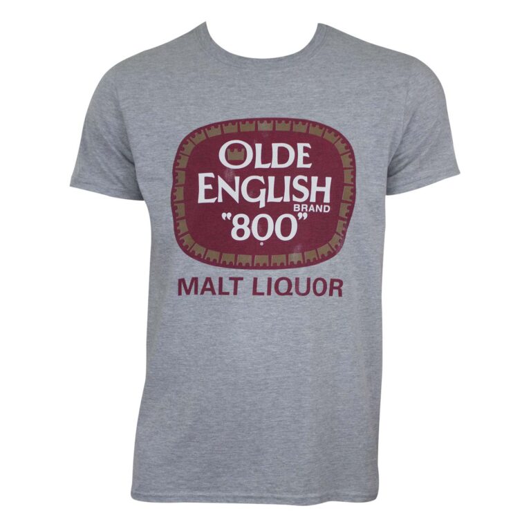 Olde English 800 Men’s Grey Malt Liquor T-Shirt