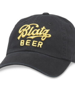Blatz Beer Adjustable Black Strapback Hat