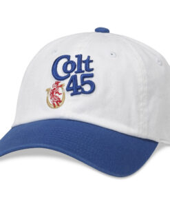 Colt 45 Blue And White Adjustable Strapback Hat