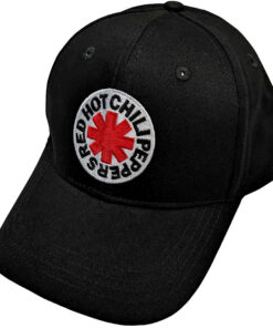 Red Hot Chili Peppers Embroidered Logo Black Colorway Adjustable Snapback Hat