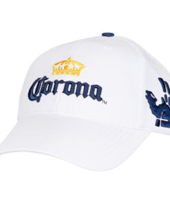 Corona Extra Crown White Adjustable Strapback Hat
