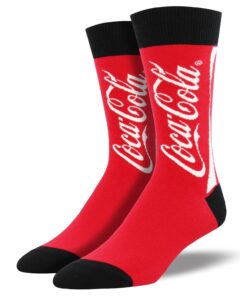 Coca Cola Red Classic Logo Men's Socks