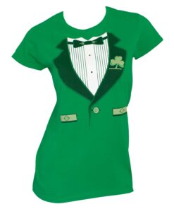 Irish Tux St. Patrick's Day Juniors Graphic TShirt