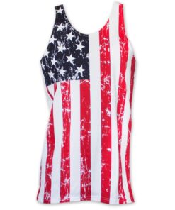 USA Men's Distressed Tank Top