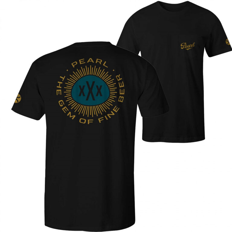Pearl The Gem of Beer Front and Back Print T-Shirt