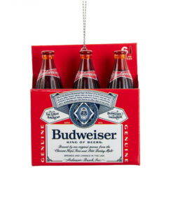 Budweiser Beer 6-Pack Holiday Ornament