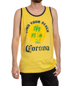 Corona Extra Palm Trees Find Your Beach Tank Top