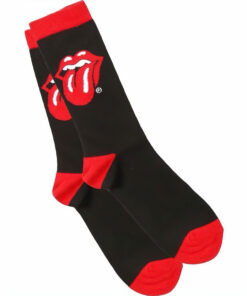 Rolling Stones Classic Tongue Logo Crew Socks