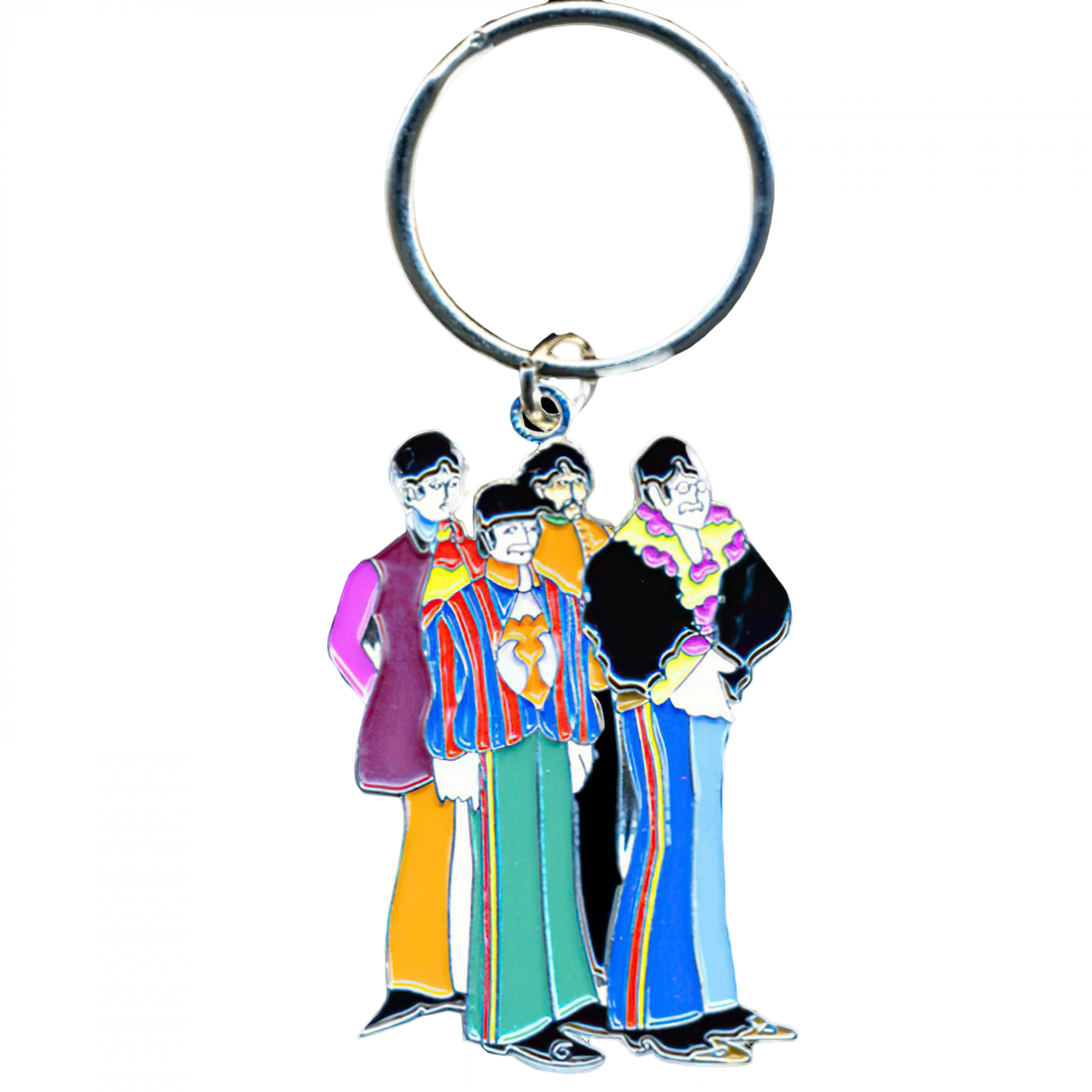 The Beatles Yellow Submarine Band Keychain