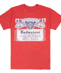 Budweiser Classic Logo Red Colorway Men's T-Shirt
