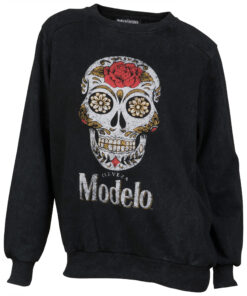 Modelo Especial Sugar Skull Logo Women's Crew Sweatshirt