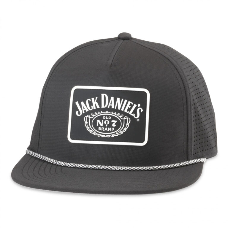 Jack Daniel’s Old No. 7 Logo Rubber Patch Snapback Hat