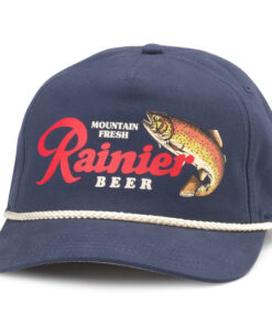 Rainier Beer Mountain Fresh Fishing Adjustable Rope Hat