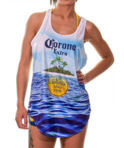 Corona Extra Beach Scene Women's Cover Up Tank Top