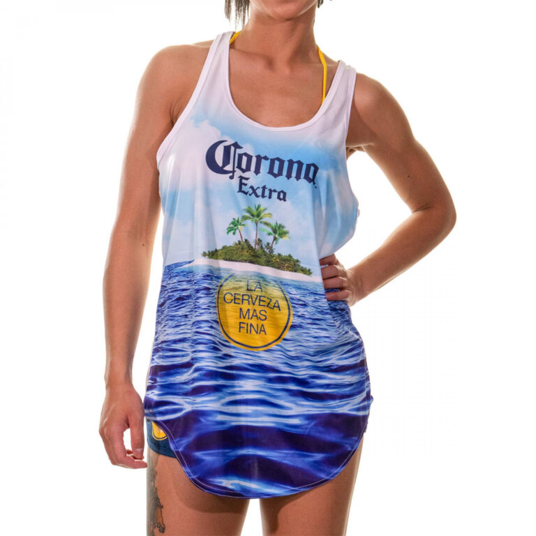 Corona Extra Beach Scene Women’s Cover Up Tank Top