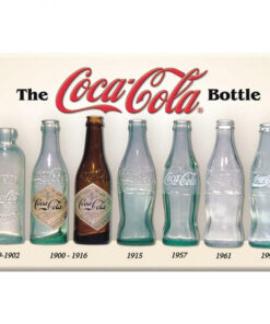 Coca-Cola Bottle History 1899 - 1991 Soft Touch Magnet