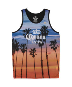 Corona Extra Sunset By The Beach Tank Top
