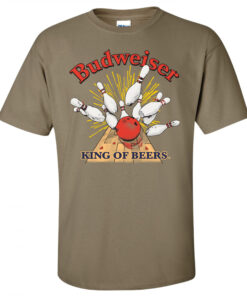 Budweiser Bowling Strike Tan Colorway T-Shirt