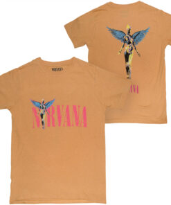 Nirvana In Utero with Angel Front and Back T-Shirt