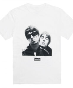 Oasis Noel and Liam Square Photo T-Shirt