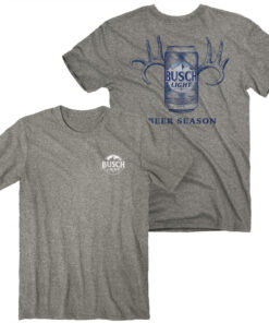 Busch Light Beer Season Front and Back Print T-Shirt