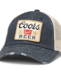 Coors Banquet Beer Patch Distressed Adjustable Hat