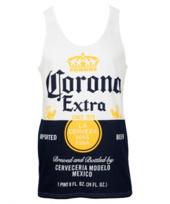 Corona Extra Men's Bottle Label Tank Top