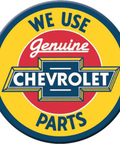 Chevrolet We Use Genuine Chevrolet Parts Retro Style Magnet