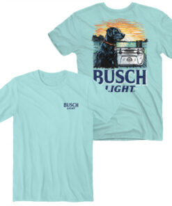 Busch Light Man's Best Friend Front and Back Print T-Shirt