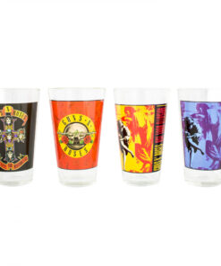 Guns N' Roses Album Covers 16 oz Pint Glass 4-Pack