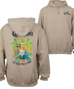 Corona La Vida Mas Fina Tropical Paradise Pull-Over Hoodie