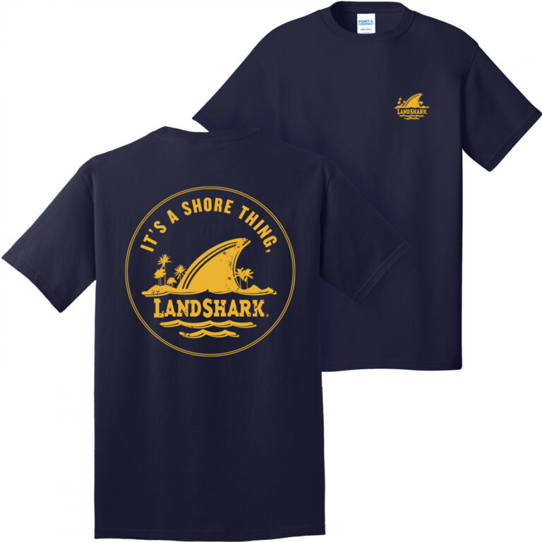 Margaritaville Landshark Sunshine It’s A Shore Thing Front Back T-Shirt