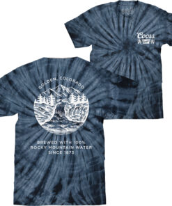 Coors Banquet Scenic Golden Colorado Front and Back T-Shirt