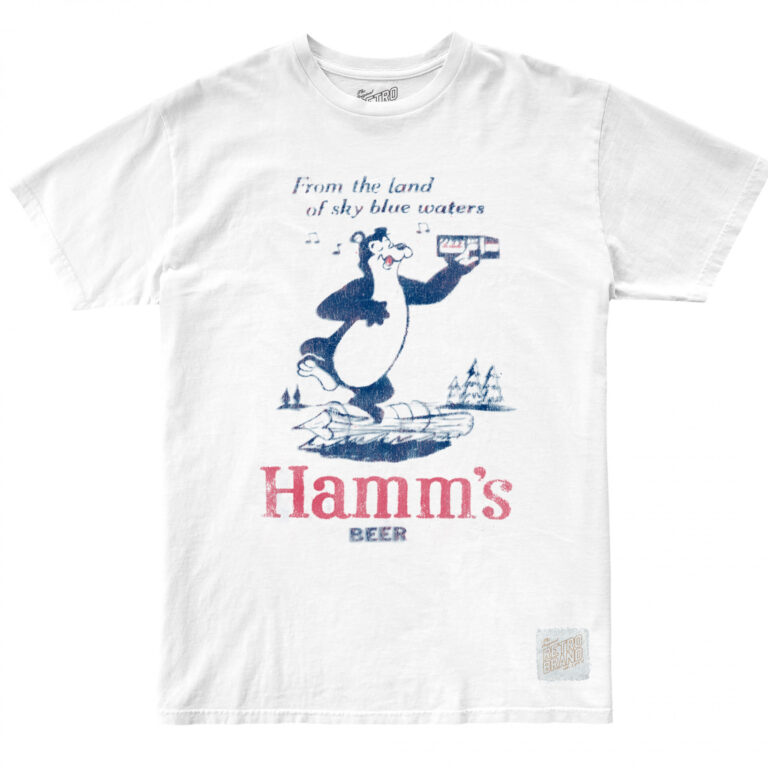Hamm’s Beer From The Land of Land of Sky Blue Waters Bear T-Shirt