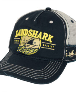 Landshark Lager Logo Distressed Adjustable Hat