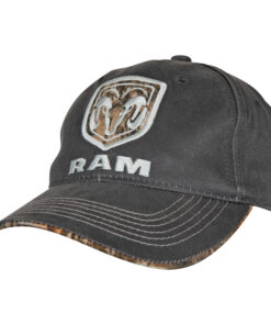 Ram Woven Patch Camo Logo Pre-Cuved Adjustable Hat