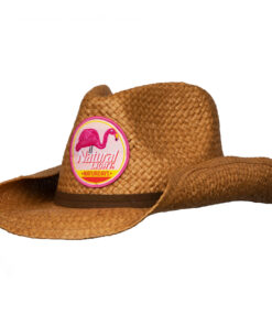 Natural Light Naturdays Straw Cowboy Hat With Brown Band