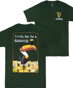 Guinness - Lovely Day for a Guinness Toucan Front and Back T-Shirt