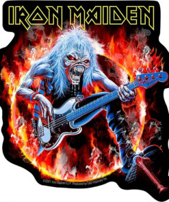 Iron Maiden Raising Hell 4.25"x4.75" Sticker