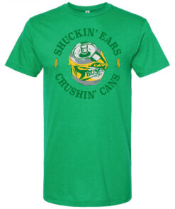 Busch Light Shuckin' Ears Crushin' Cans Emblem T-Shirt