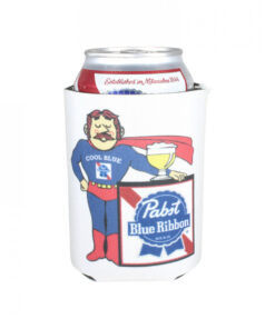 Pabst Blue Ribbon Cool Blue 70's 12oz Insulated Can Cooler