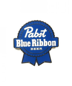 Pabst Blue Ribbon Logo Big Ribbon Pin