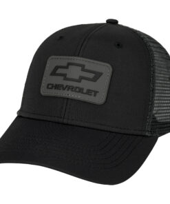 Chevy Logo Black and Grey Colorway Mesh Back Hat